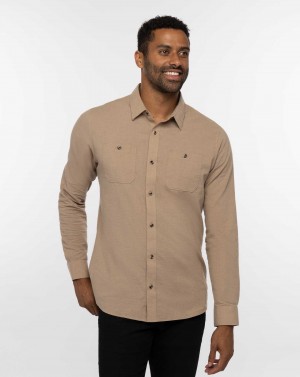 Portabella Travis Mathew Cloud Flannel Button-up | CPAJ75096