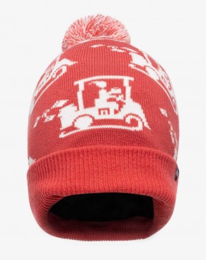 Red Travis Mathew Home Soon Beanie | FCDU18204