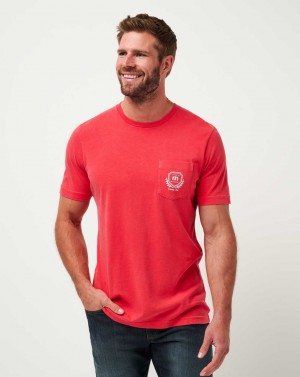 Red Travis Mathew Local Favorite Tee | WCXO34079