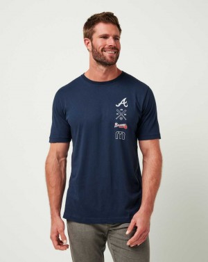 Total Eclipse Travis Mathew Atlanta Braves Sunset Slam Tee | VIMR81345