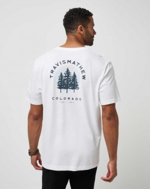 White Travis Mathew Adventure Season Tee | TDQJ67819