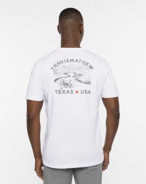 White Travis Mathew Bracken Cave 2.0 Tee | THDN65948