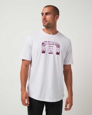 White Travis Mathew Burnley Shootout Tee | HZKS04986