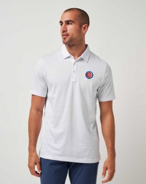 White Travis Mathew Chicago Cubs The Zinna Polo | HBVT17682