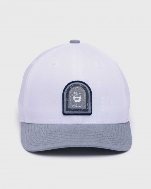 White Travis Mathew Coral Snapback Hat | JVWU61384