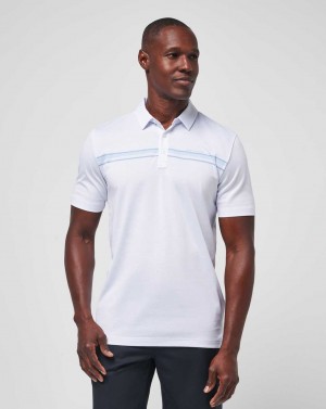 White Travis Mathew Dolphin Cruise Polo | WGUB71043