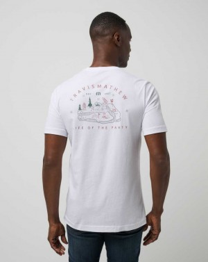 White Travis Mathew Famous Reindeer Tee | CBAQ25904