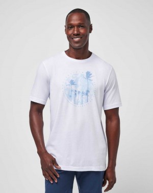 White Travis Mathew Foam Paths Tee | QTLJ17548