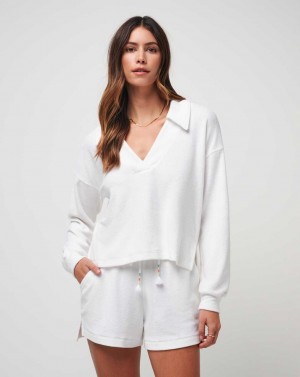 White Travis Mathew Home Oasis Baby Terry Top | HLDT97681