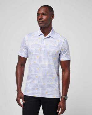 White Travis Mathew Sun Guilt Polo | NRIE58403