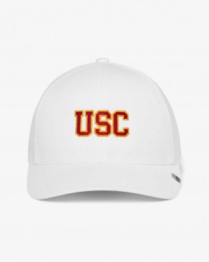 White Travis Mathew Usc Widder 2.0 Snapback Hat | CONE53178