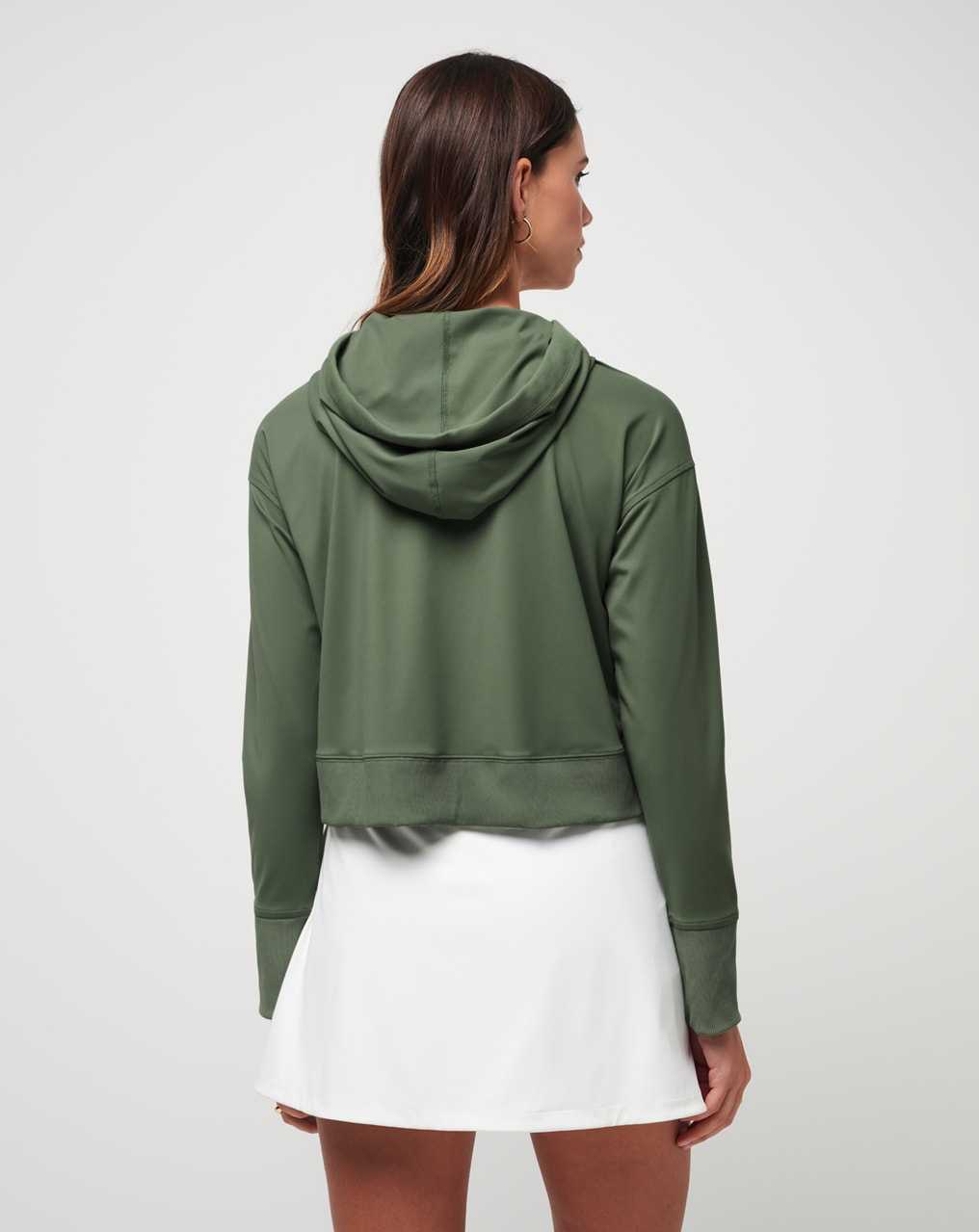 Agave Green Travis Mathew Paso Robles Moveknit Hoodie | MFLH18659