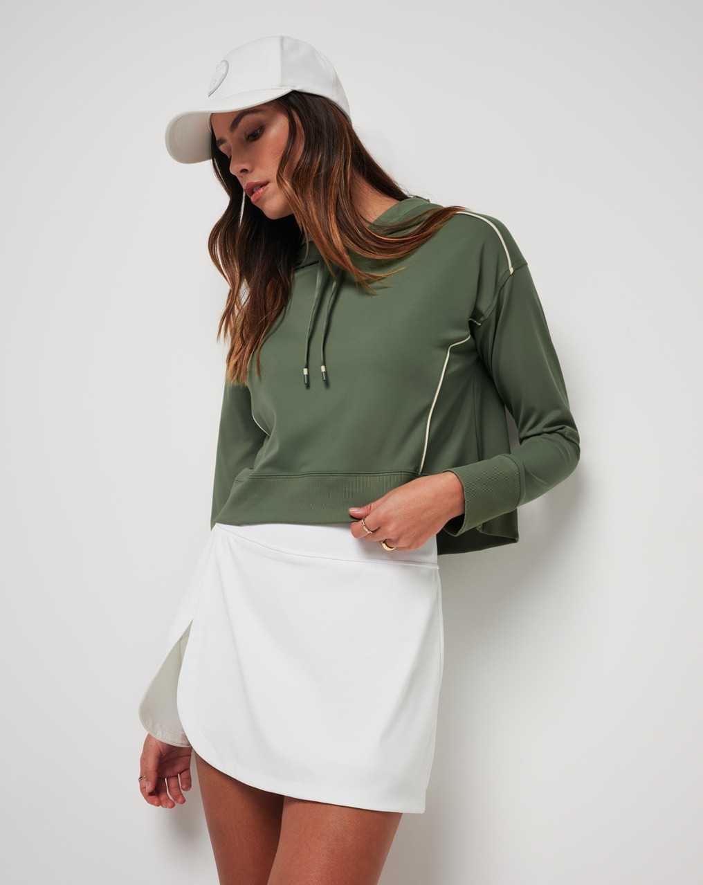 Agave Green Travis Mathew Paso Robles Moveknit Hoodie | MFLH18659