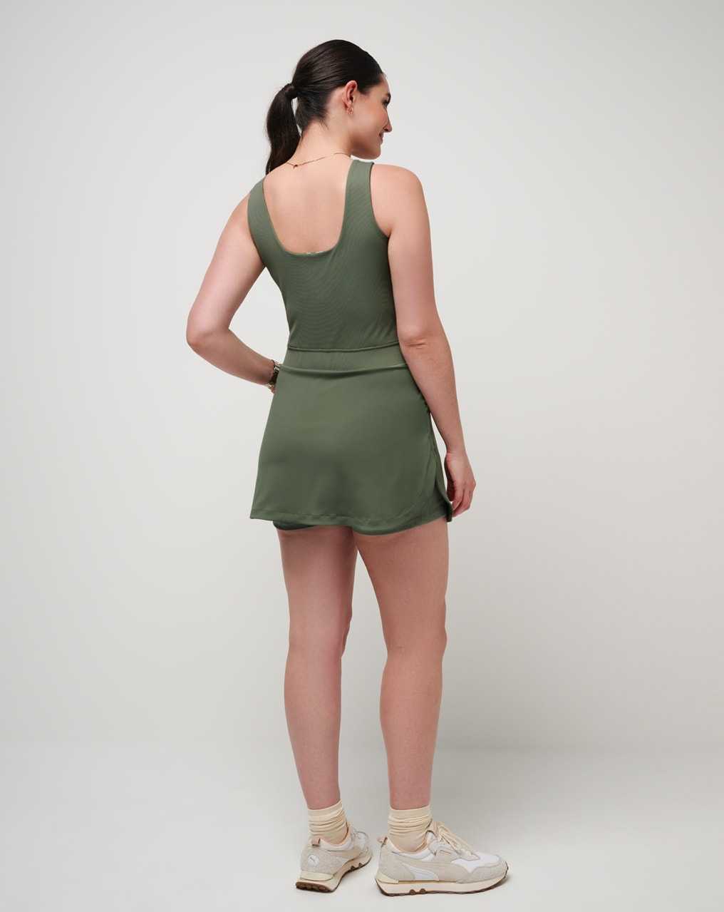 Agave Green Travis Mathew Royal Treatment Moveknit Dress | TNVX04896