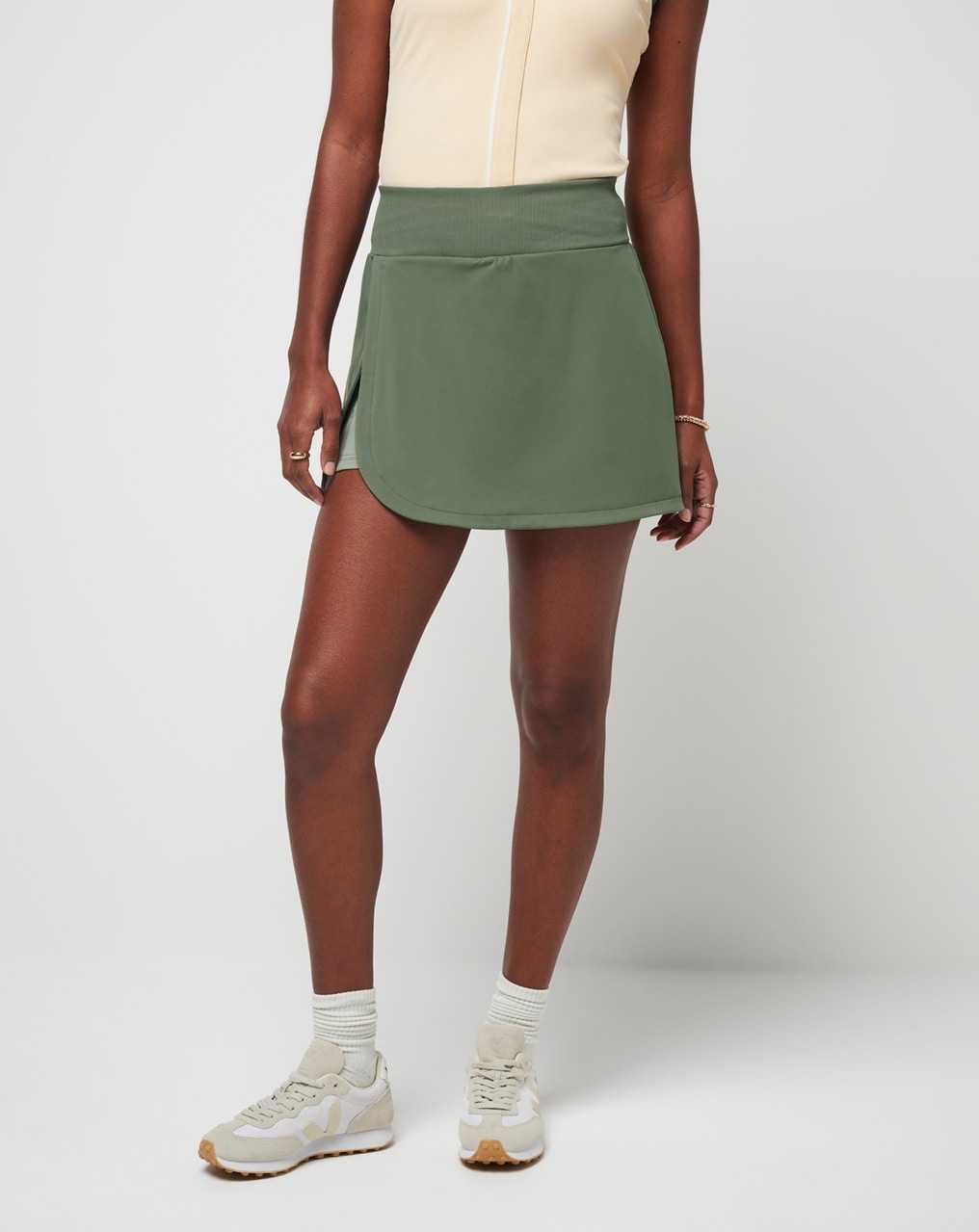 Agave Green Travis Mathew Secret Plans Moveknit Skort | JQDS98152