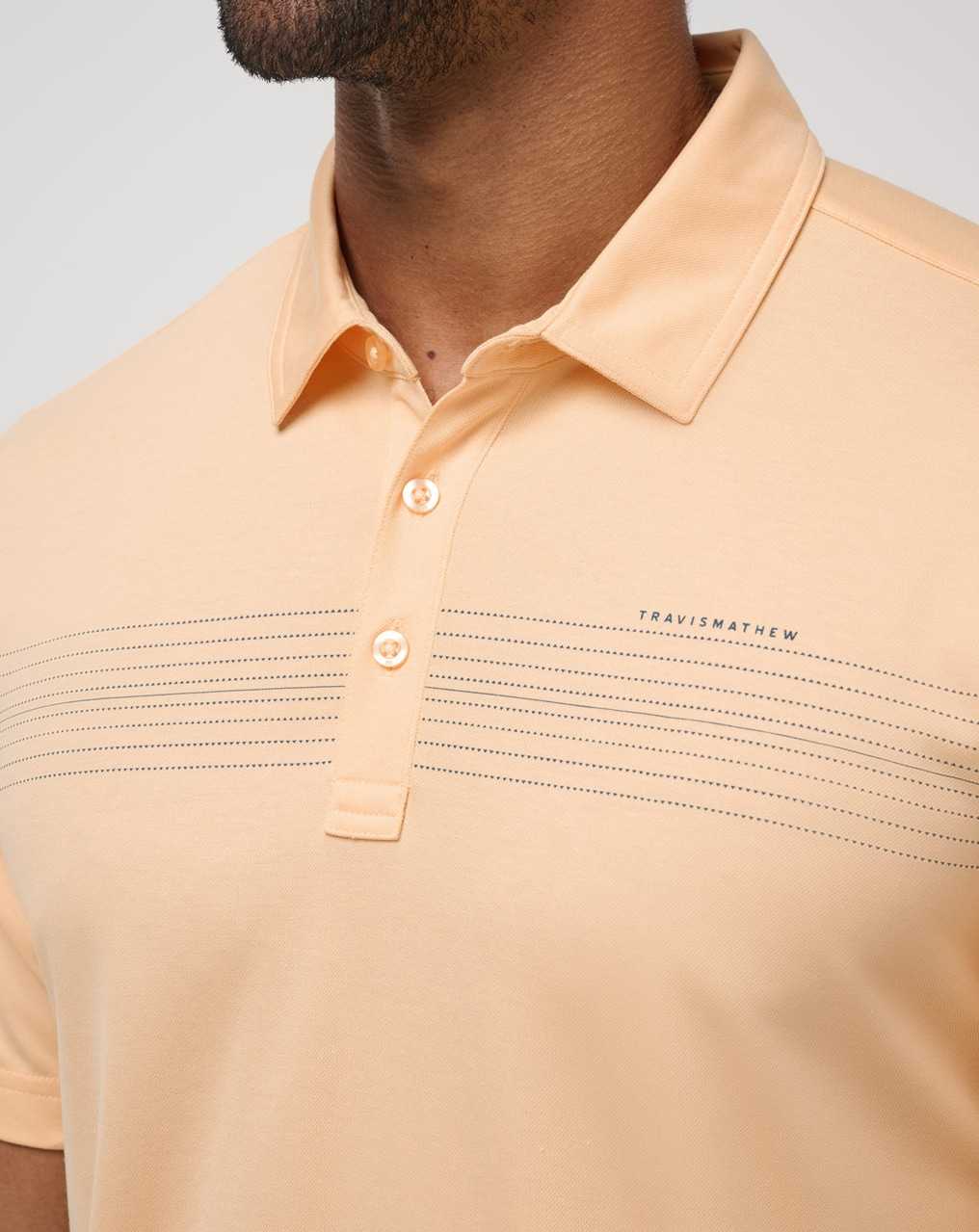 Apricot Travis Mathew Cliff Diver Polo | YHAC90152