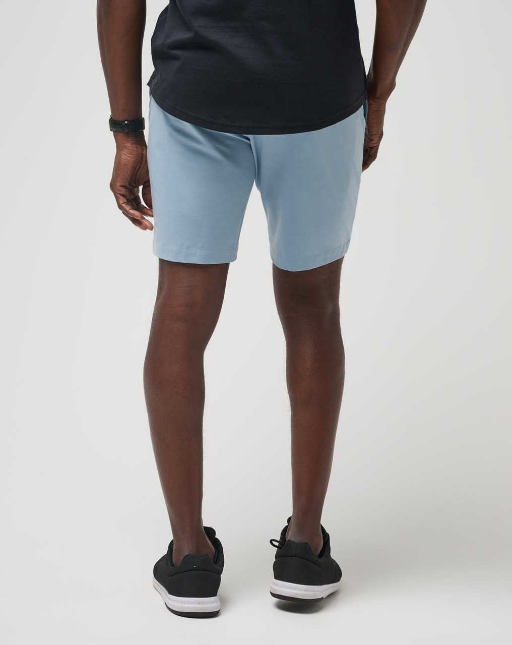 Ash Blue Travis Mathew Tech Chino Short 8in | KNIP63879