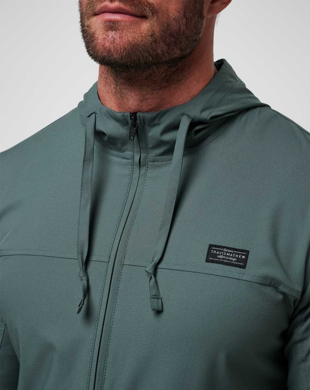 Balsam Green Travis Mathew Wanderlust Hoodie | QXFH84561