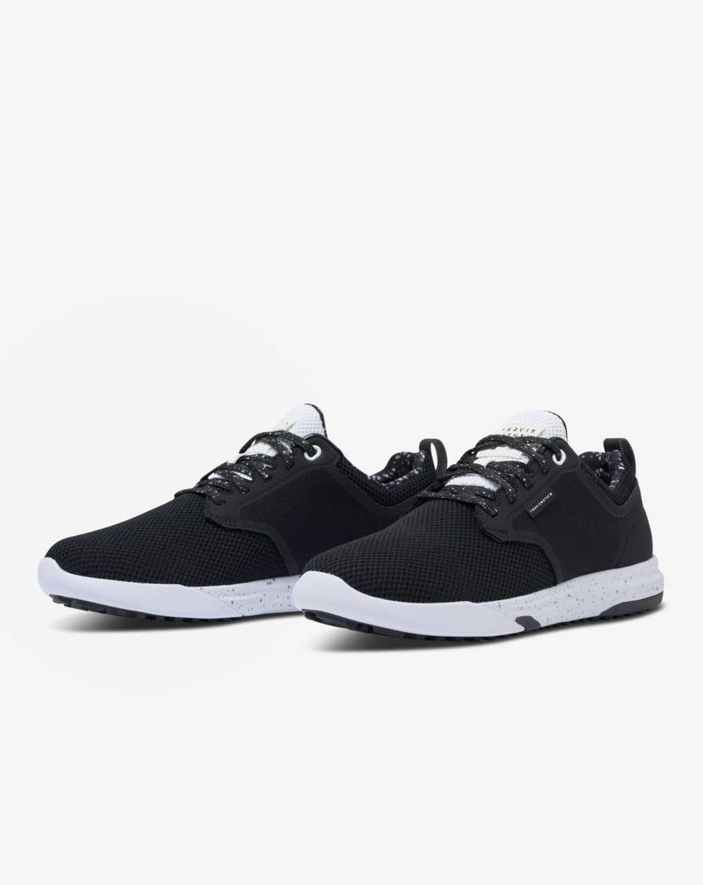 Black/White Travis Mathew The Daily Pro Hybrid Print Shoe | KWQR28341