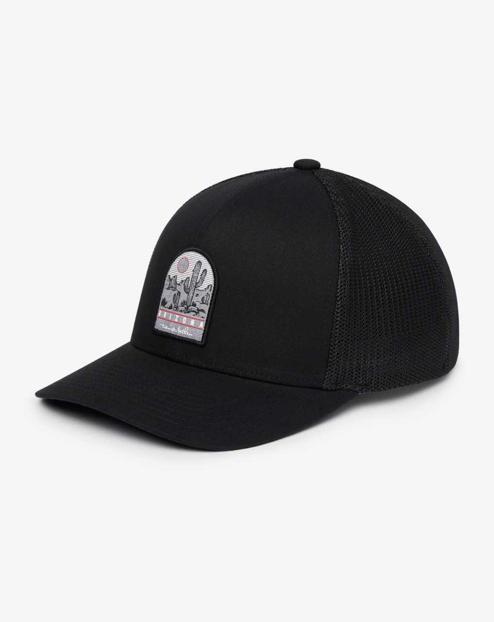 Black Travis Mathew Airport Mesa 2.0 Snapback Hat | VJDR53629