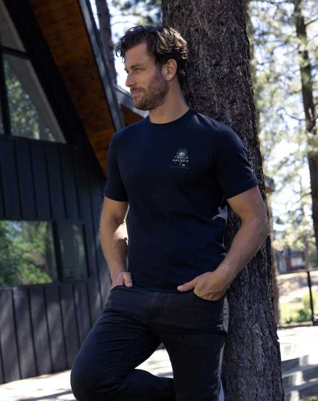 Black Travis Mathew All Day Rain Tee | ZLHP48301