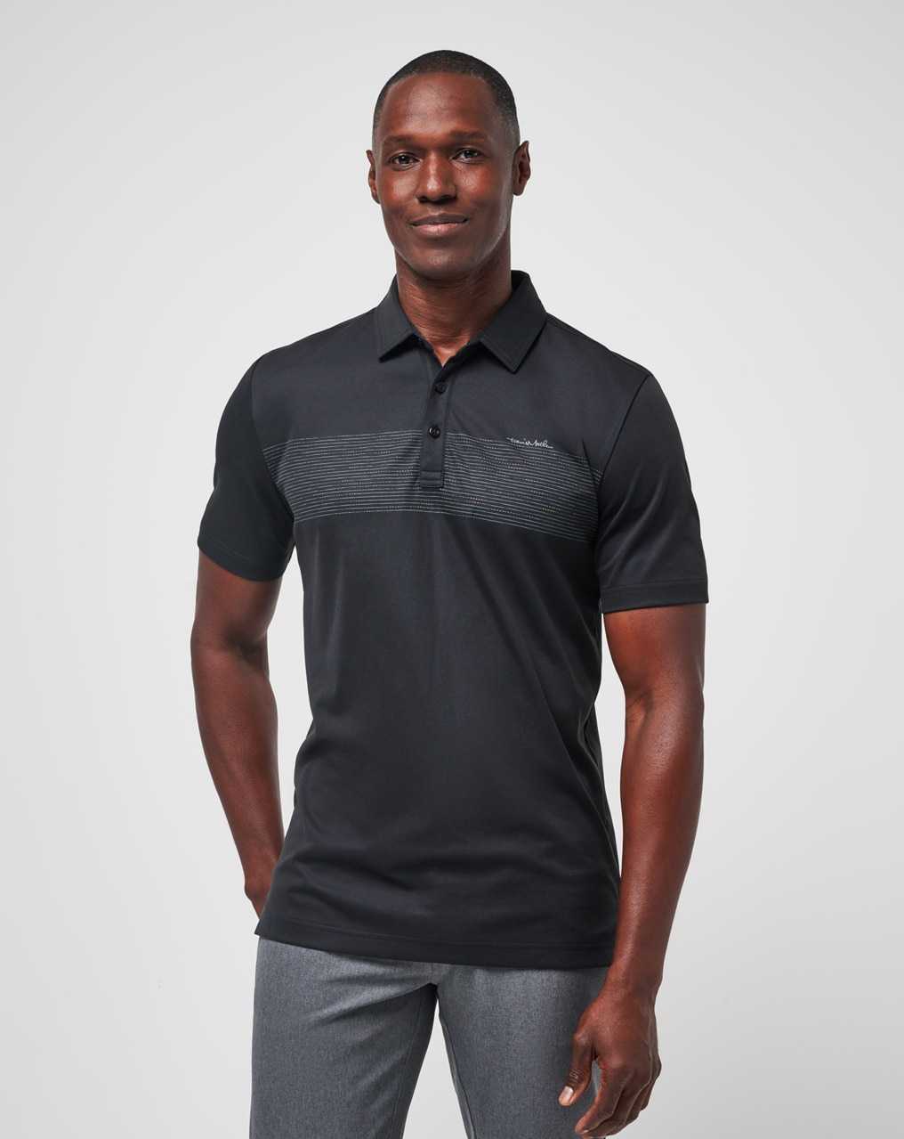 Black Travis Mathew Aloha Spirit Polo | BPHL74613