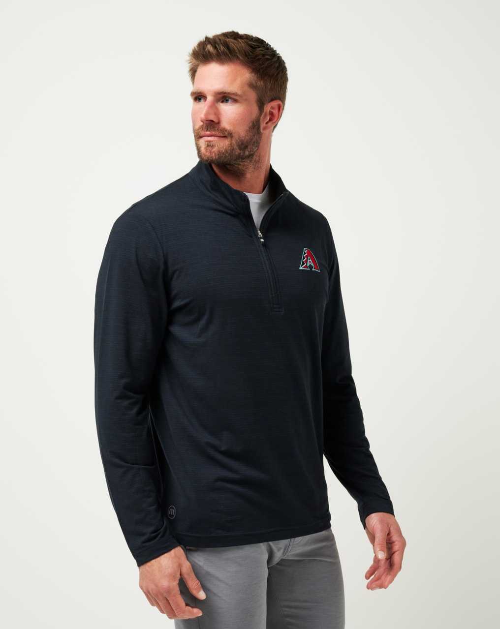 Black Travis Mathew Arizona Diamondbacks The Heater Quarter Zip | XPMK15709