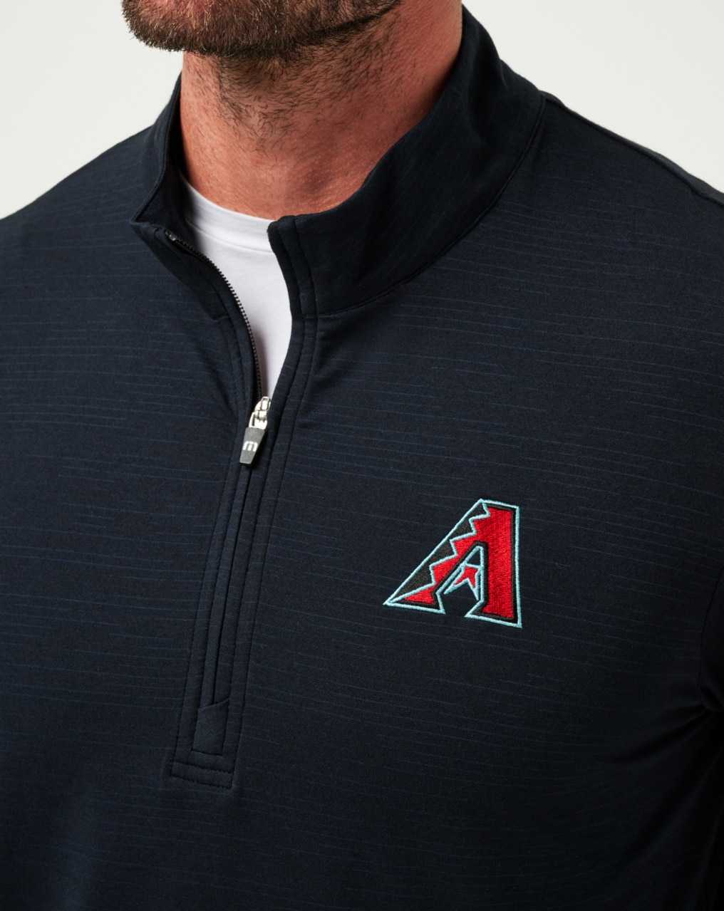 Black Travis Mathew Arizona Diamondbacks The Heater Quarter Zip | XPMK15709