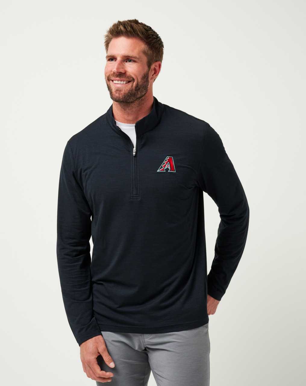 Black Travis Mathew Arizona Diamondbacks The Heater Quarter Zip | XPMK15709