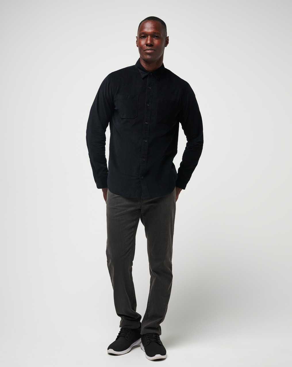 Black Travis Mathew Barrel Of Laughs Button-up | XTQN26091