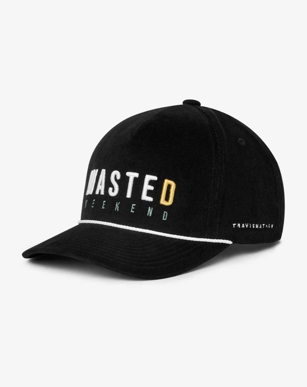 Black Travis Mathew Beer Happy Snapback Hat | CWOY58234