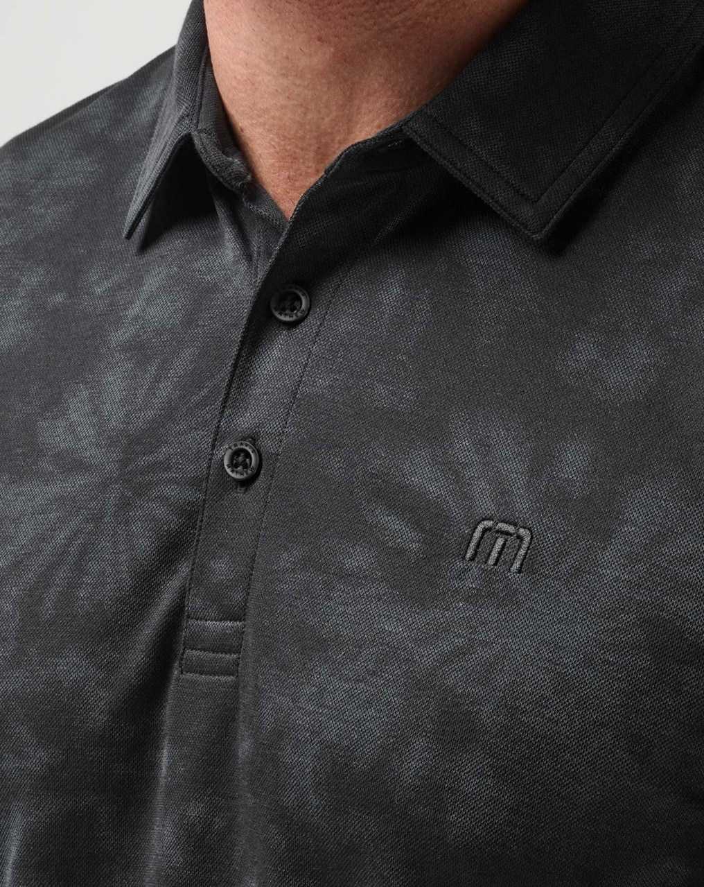 Black Travis Mathew Brilliant Waters Polo | PZGF16825