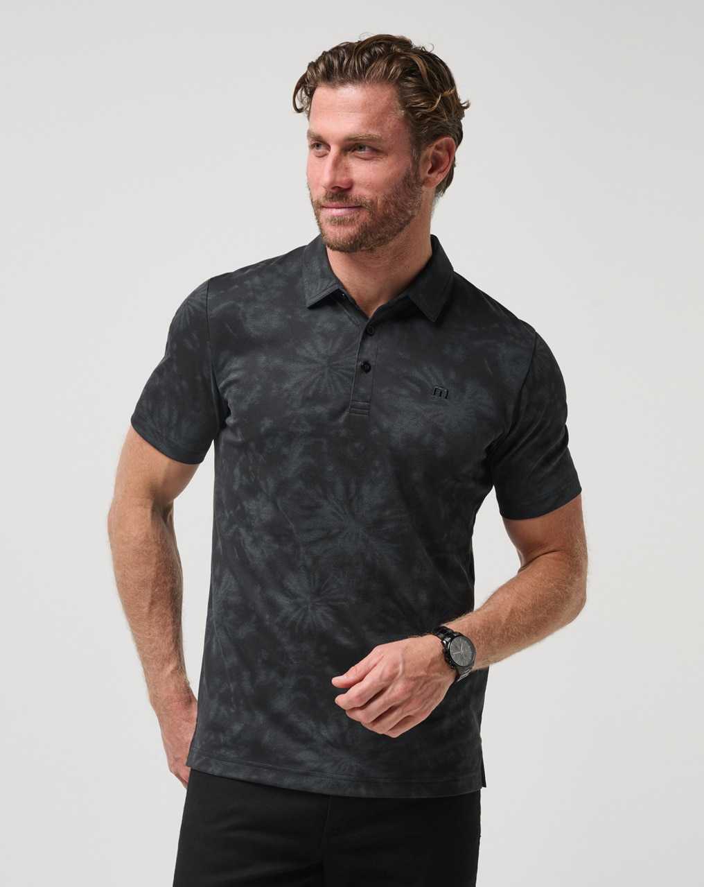 Black Travis Mathew Brilliant Waters Polo | PZGF16825