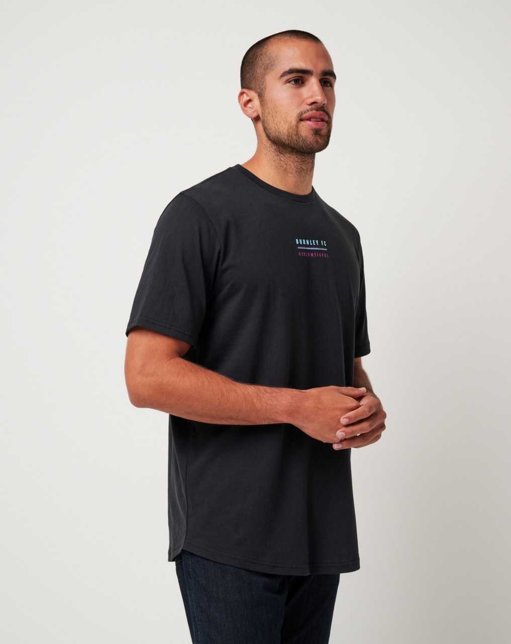 Black Travis Mathew Burnley Buy Out Tee | WOKE29837