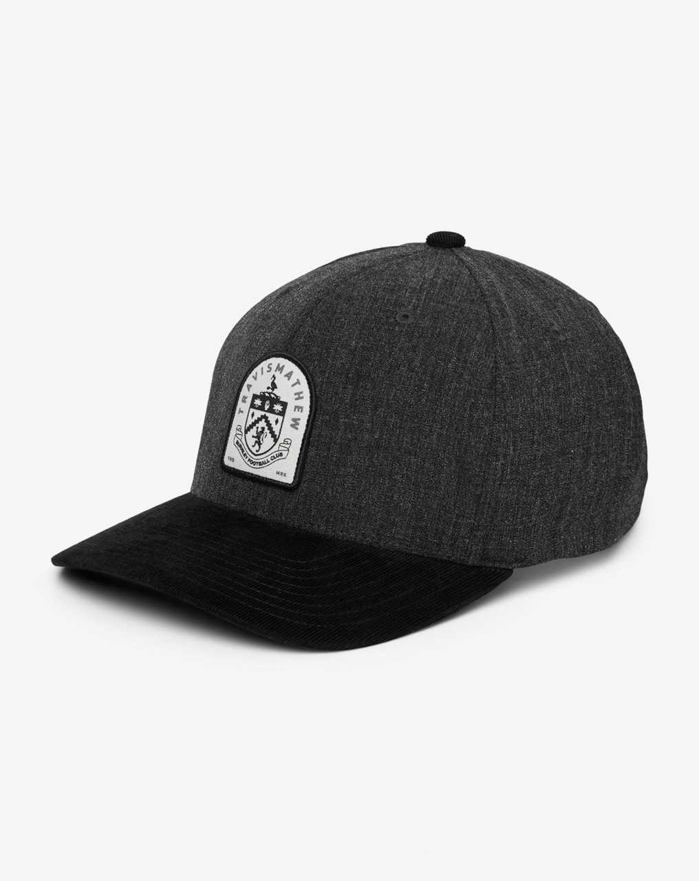 Black Travis Mathew Burnley Rustic Road Snapback Hat | WJZL30617