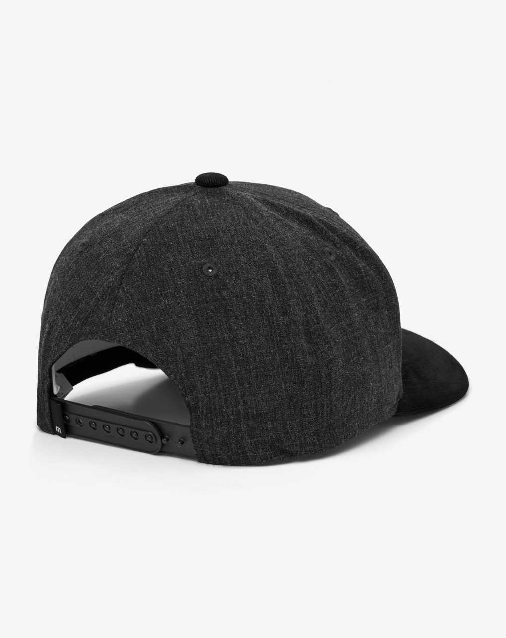 Black Travis Mathew Burnley Rustic Road Snapback Hat | WJZL30617