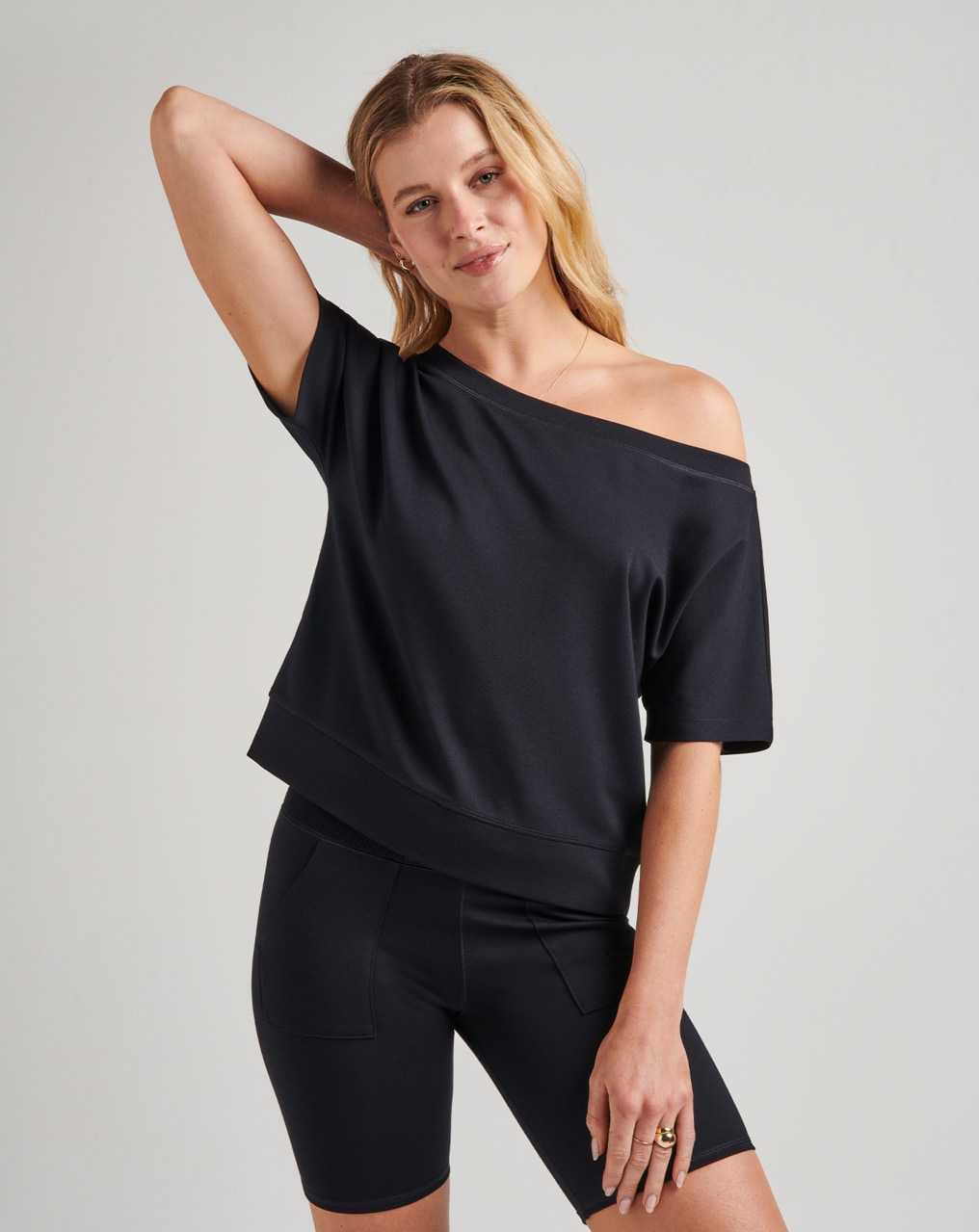 Black Travis Mathew Cleopatra Ponte Top | FYZP95820