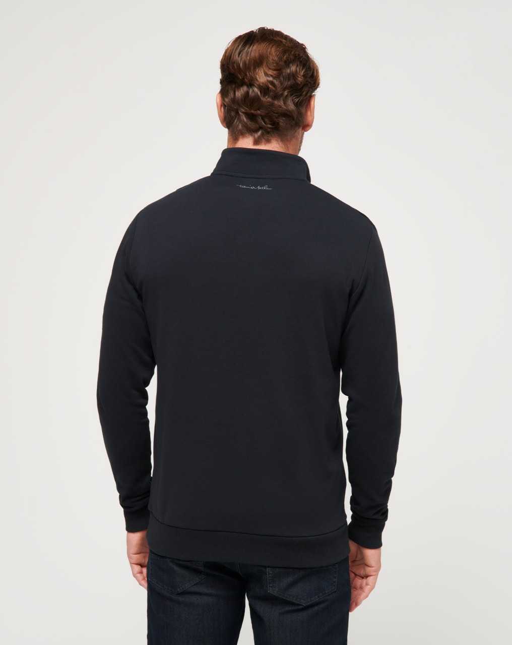 Black Travis Mathew Cloud Quarter Zip 2.0 | GNVT46287