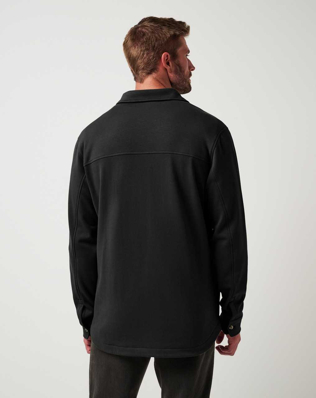 Black Travis Mathew Cloud Shirt Jacket | AIUX23175