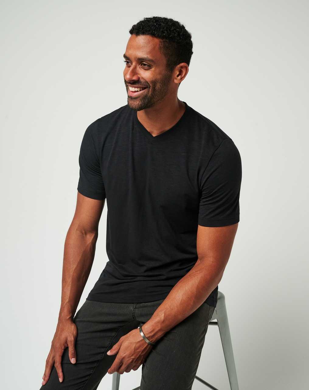 Black Travis Mathew Cloud Tee | DTPU69872