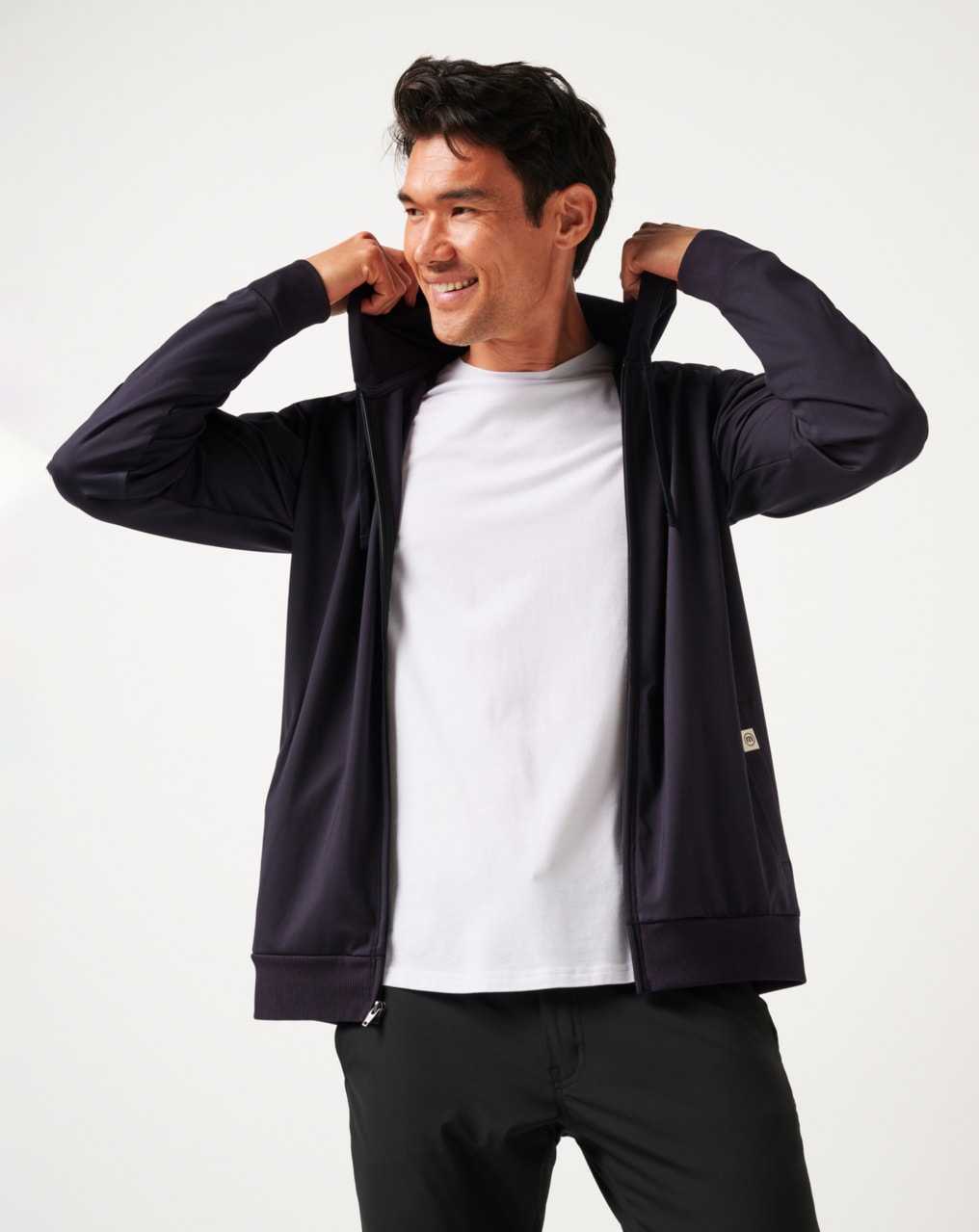 Black Travis Mathew Cloud Track Jacket | RSJF65902