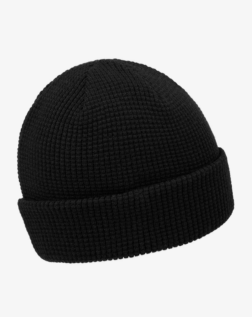 Black Travis Mathew Cloud Waffle Beanie | NLKT59083