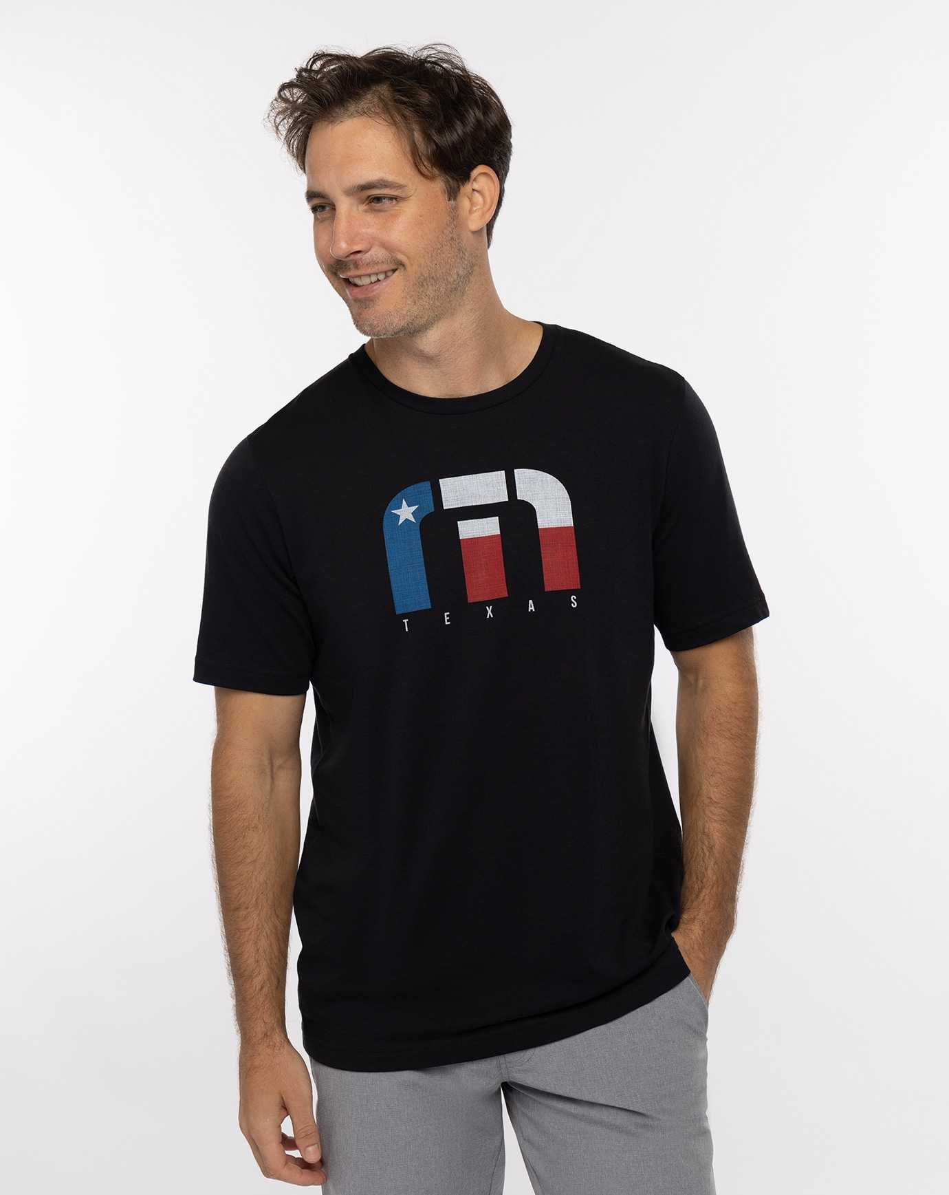 Black Travis Mathew El Paso Tee | EZVQ98547