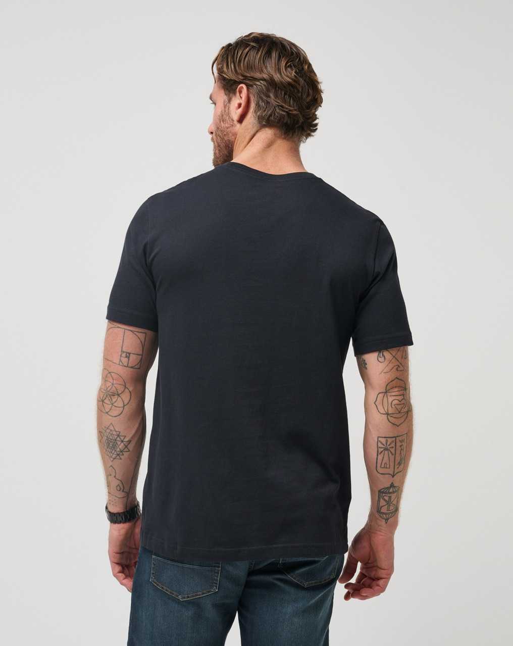 Black Travis Mathew Five K Day Tee | JFLQ48159