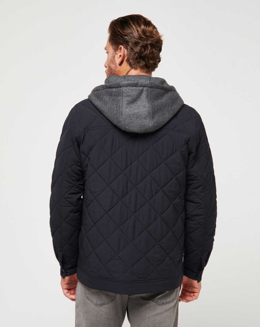 Black Travis Mathew Grey Wave Full Zip Hoodie | LYIC42376