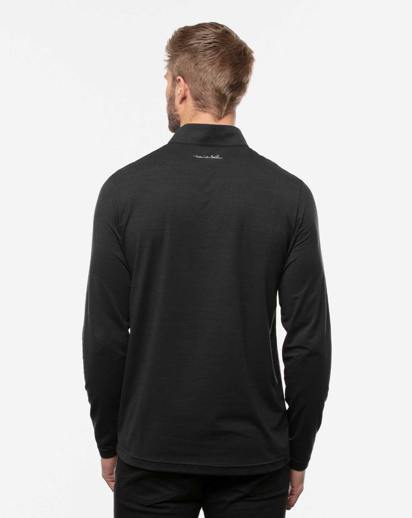 Black Travis Mathew Havasu 2.0 Quarter Zip | OFMU01492