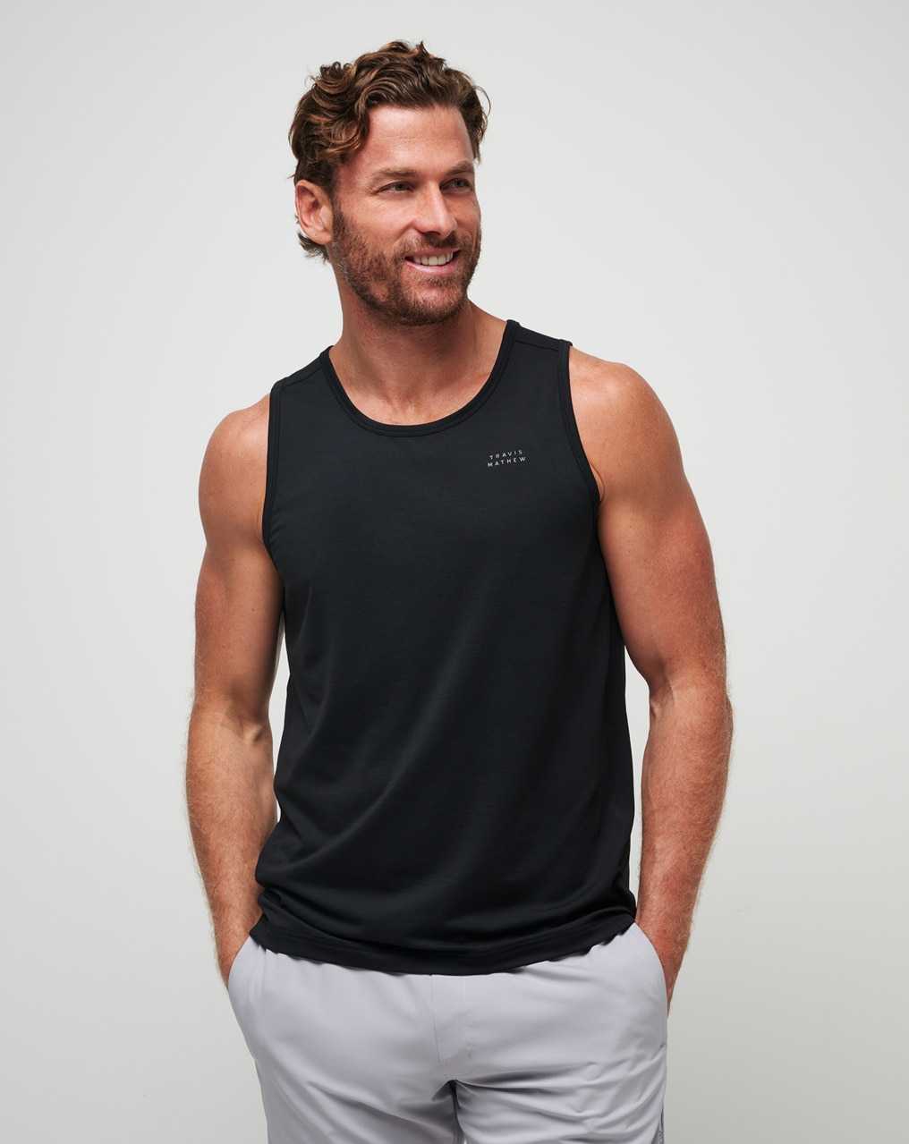 Black Travis Mathew Heater Pro Tank | ECDL76209