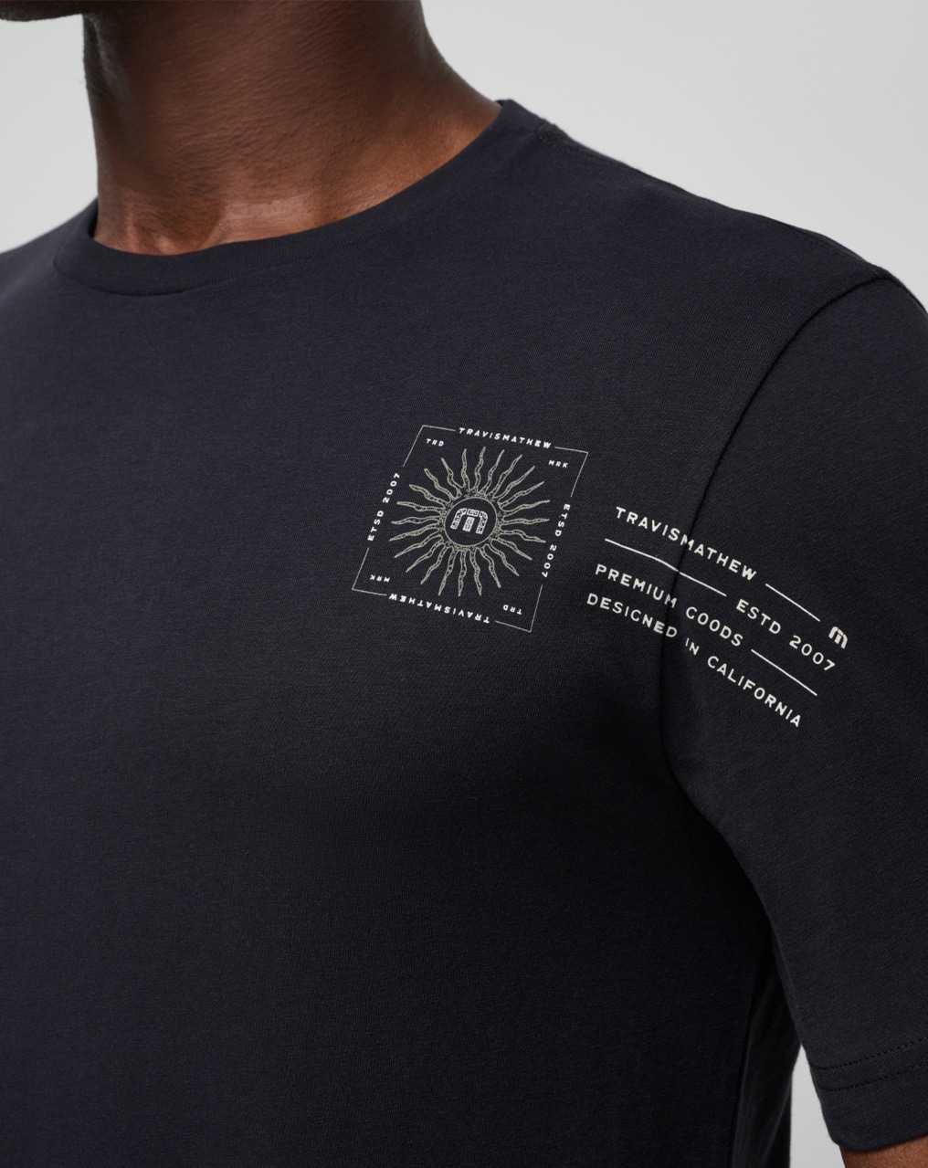 Black Travis Mathew Laguna Sun Tee | TJBW95206