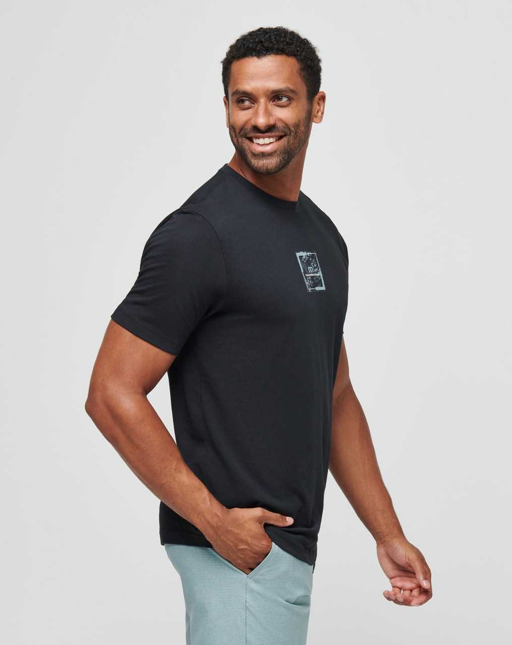 Black Travis Mathew Living Aloha Tee | RVIW63021