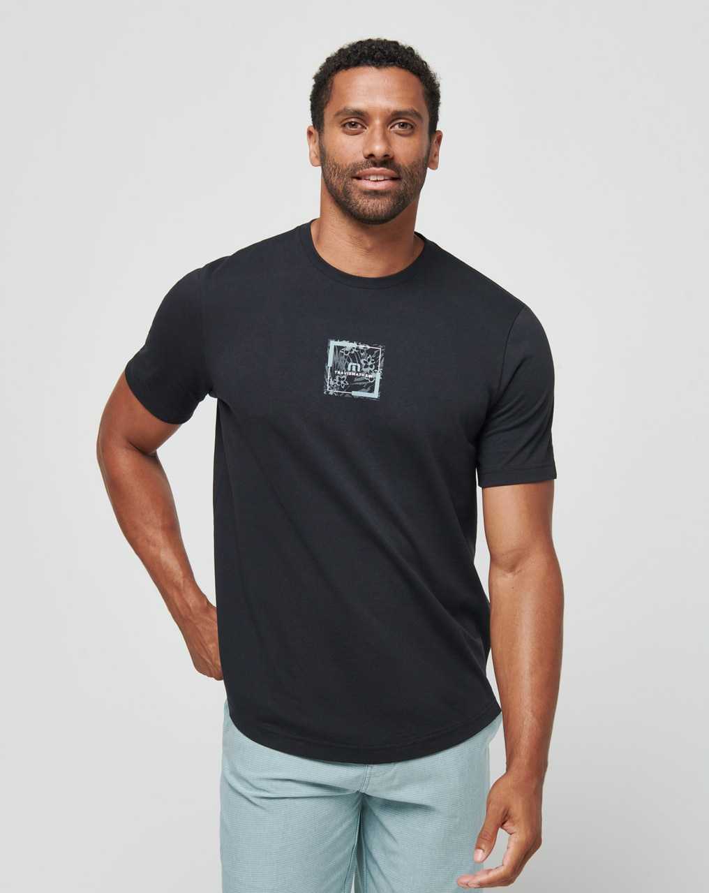 Black Travis Mathew Living Aloha Tee | RVIW63021